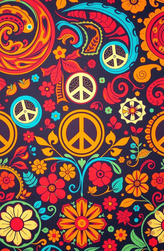 Vintage Hippie Aesthetic Wallpaper
