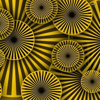 Hypnotic Rays On Circles Wallpaper Abstract
