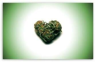 Weed Heart HD Desktop Wallpaper High Definition Fullscreen
