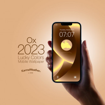 Ox Lucky Color Wallpaper Home Screen Karmaweather Shop