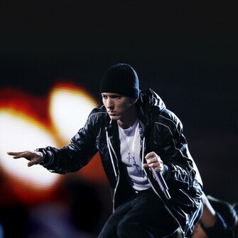 Ios7 Eminem In Concert Parallax HD iPhone iPad Wallpaper
