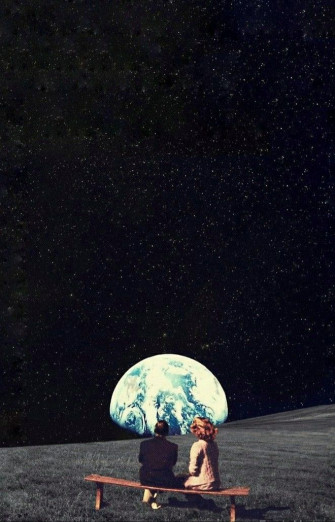 Karoenna Oliveira On Wallpaper In Vintage Space Art