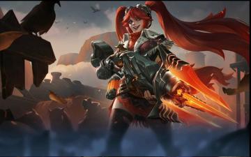Kazuki Official Layla Blazing Gun Ultra HD Wallpaper