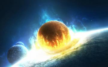 Planet Collision Wallpaper HD Clip Art Library