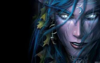 Wallpaper Dark Elf Woman