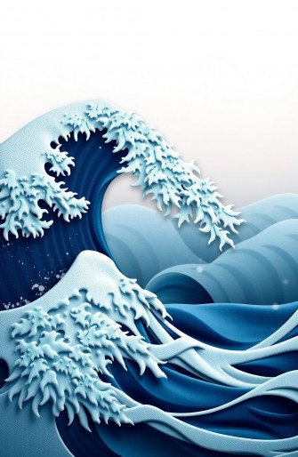 Japanese Wave Wallpaper