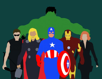 Minimalist Marvel The Avengers By Maclimeszero