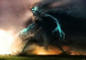 Wallpaper Walking Storm Fantasy
