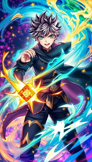 Black Clover 4k Phone Wallpaper