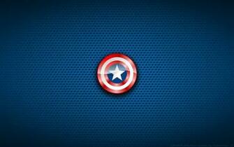 Captain America Shield Blue Wallpaper Background