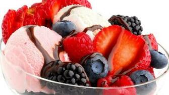 Ice Cream Strawberries HD Wallpaper HDq