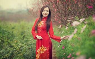 Vietnam Ao Wallpaper Dai Depth Of Field