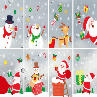 Amazon Goodsing Christmas Window Clings Sheets