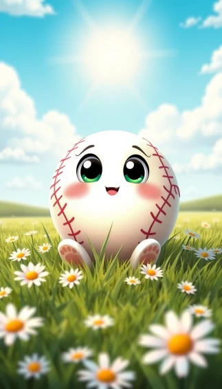 Cute Softball Wallpaper