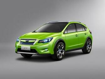 Desktop Wallpaper Subaru Xv Concept Car Accident