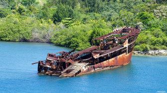 Roatan Shipwreck Wallpaper Background Kicking Designs