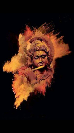 Krishna Phone Orange Dust Uv0czodr6jds9wv4 Wallpaper