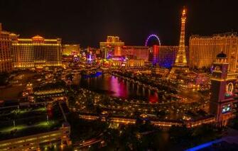 Wallpaper Las Vegas Nevada Night Lights City