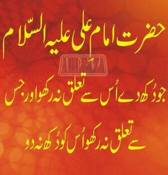 Hazrat Ali A S In Urdu Sayings Wallpaper