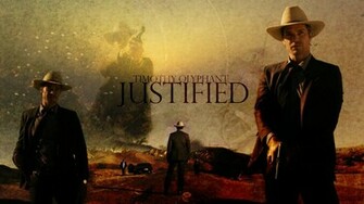 Justified Action Crime Drama Wallpaper
