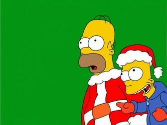 Simpsons The Christmas HD Wallpaper Widescreen