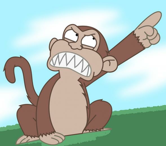 Angry Monkey Family Guy Evil Monkeyby Lonmcgregor