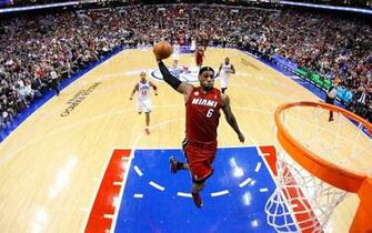 Lebron James Slam Dunk