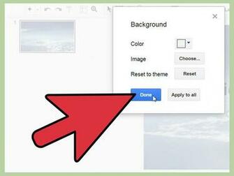 Change The Background On A Google Presentation