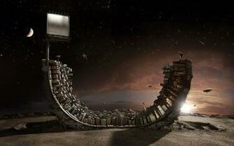 Skateboard Ramp City Wallpaper For