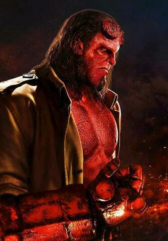 David Harbour As Hellboy Poster By Camw1n On
