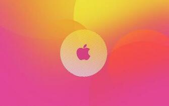 Wallpaper Apple Epl Logo Pink Background For Desktop