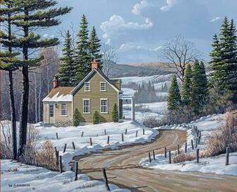 Lang Desktop Wallpaper February Road Home Art