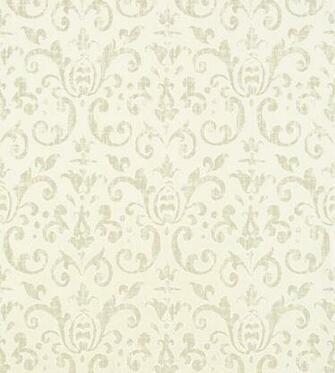 Medici Damask Alabaster Wallpaper Callisto Thibaut