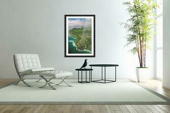 Hawaii Oahu Coastline Aerial Of Kahala Homes And Diamond Head