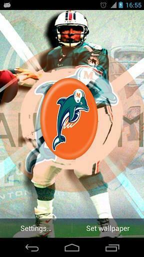 Bigger Miami Dolphins Live Wallpaper For Android Screenshot