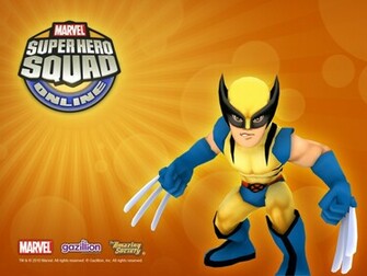 Wallpaper Marvel Super Hero Squad Online