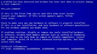 Blue Screen Of Death Wallpaper For Desktop Full HD