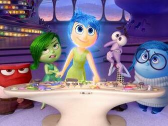 Wallpaper HD Inside Out Anger Disgust Joy Fear Sadness