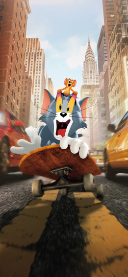 Tom And Jerry Movie Poster 4k iPhone Xs X Wallpaper