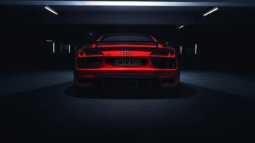 Wallpaper 4k Audi R8 V10 Plus Rear Look