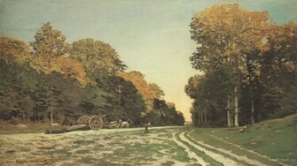 Source Url Artwallpaper Org Claude Monet 4 The 20road