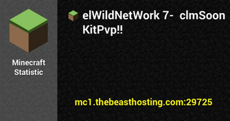 Userbars For Elwildnetwork Clmsoon Kitpvp Mc1