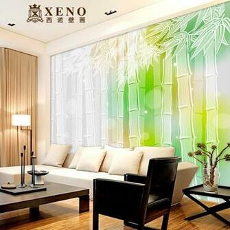 The Large Mural Wallpaper Tv Sofa Bedroom Wall Fresh Brief