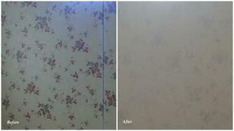 Kilz Which Is A Good Stain Blocking Primer We Used Two Coats In