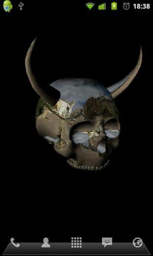 Cool 3d Animated Skulls Wallpaper Live
