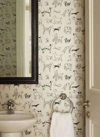 Wallpaper Powder Room