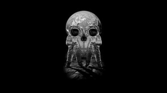 Skull Wallpaper Illusion Optical