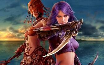 Fantasy Female Warrior Computer Desktop Wallpaper Pictures