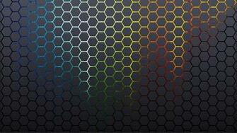 Abstract Hexagons Honeycomb Pattern Wallpaper HD