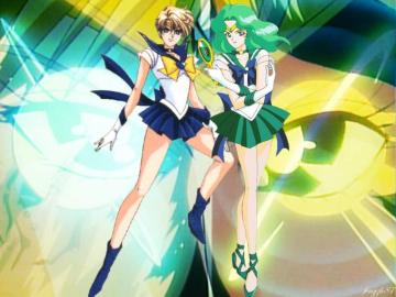 Sailor Uranus Neptune Moon Wallpaper
